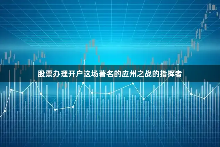 股票办理开户这场著名的应州之战的指挥者